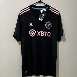 Inter Miami CF Men XL -  Adidas Black and Pink Men's Jersey